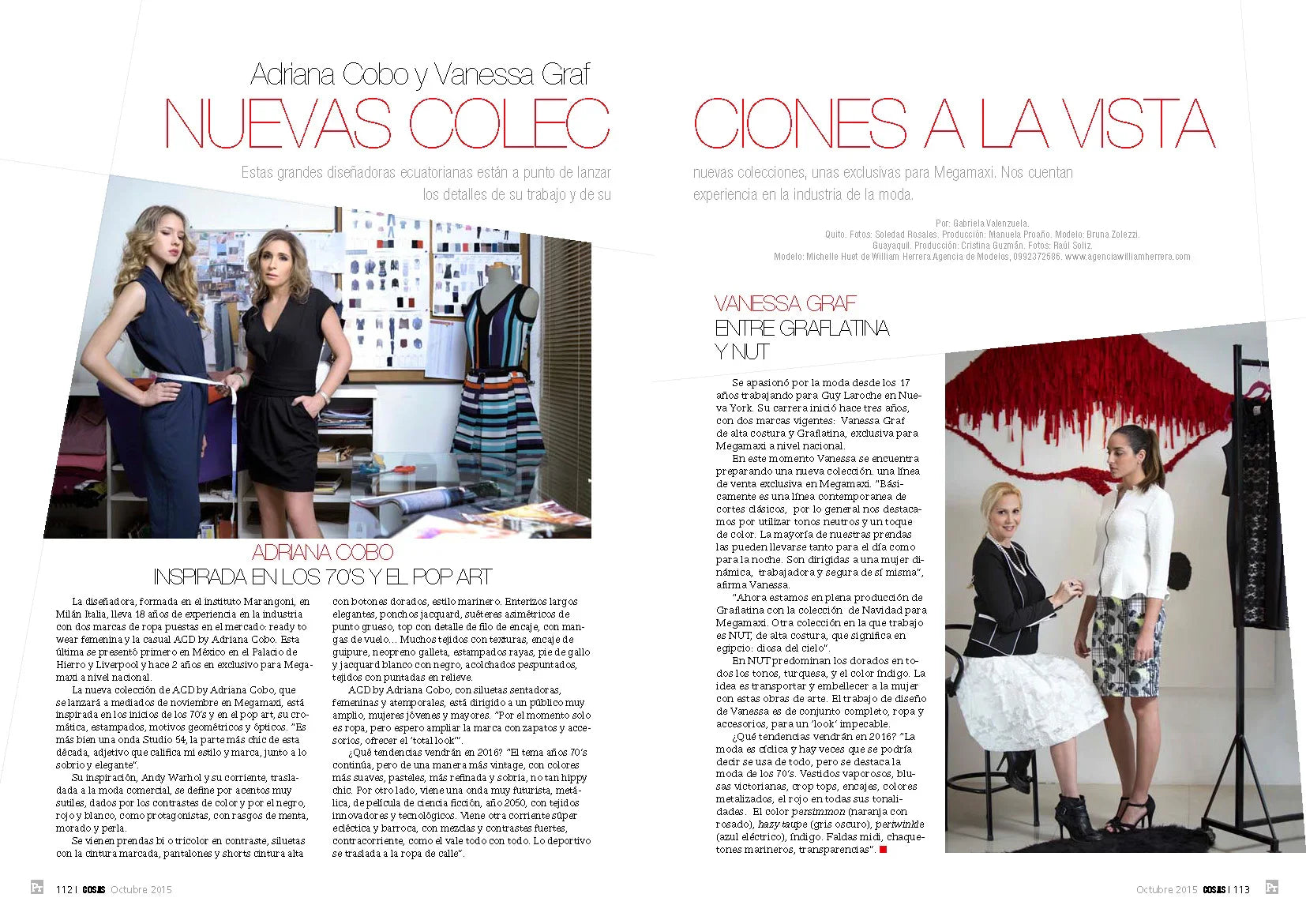Adriana Cobo y Vanessa Graf lanzan su nueva colección