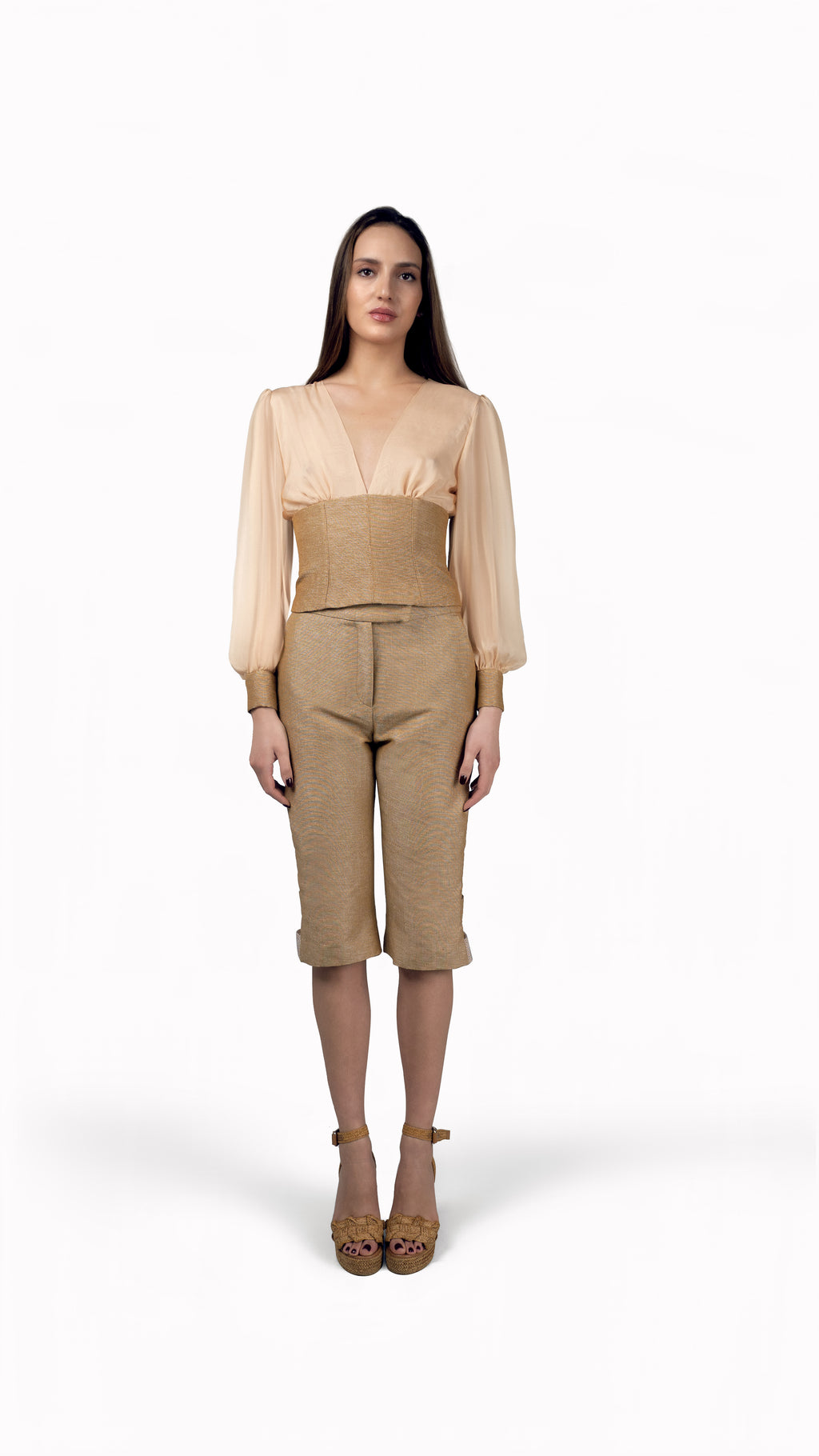 Blusa ML Gaza Corset