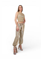 Top Bustier Ocre/Fresa