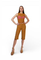 Top Bustier Ocre/Fresa