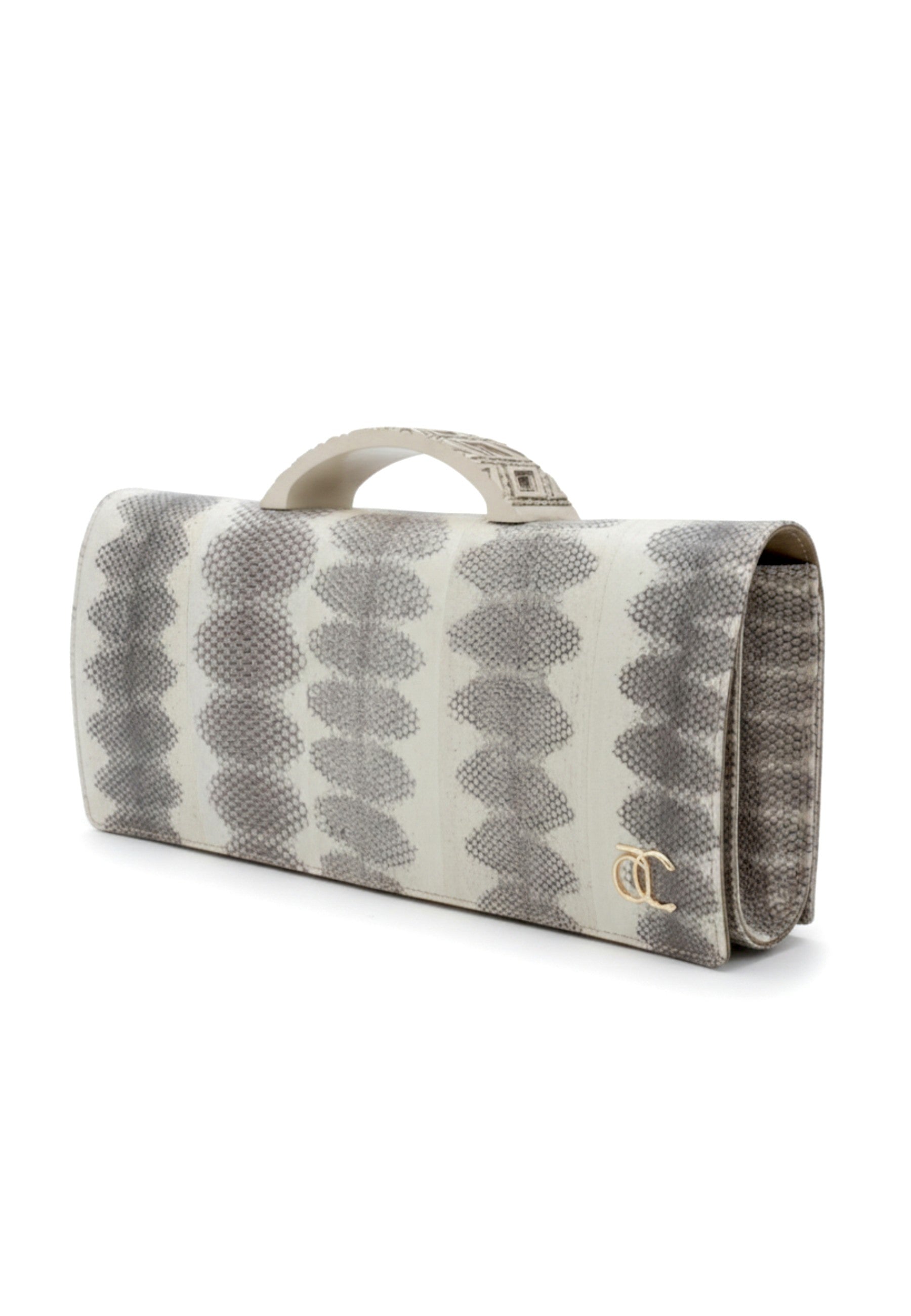 Clutch Tiffany Gris