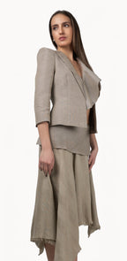 Blazer Hombreras Ocre