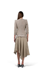 Blazer Hombreras Beige