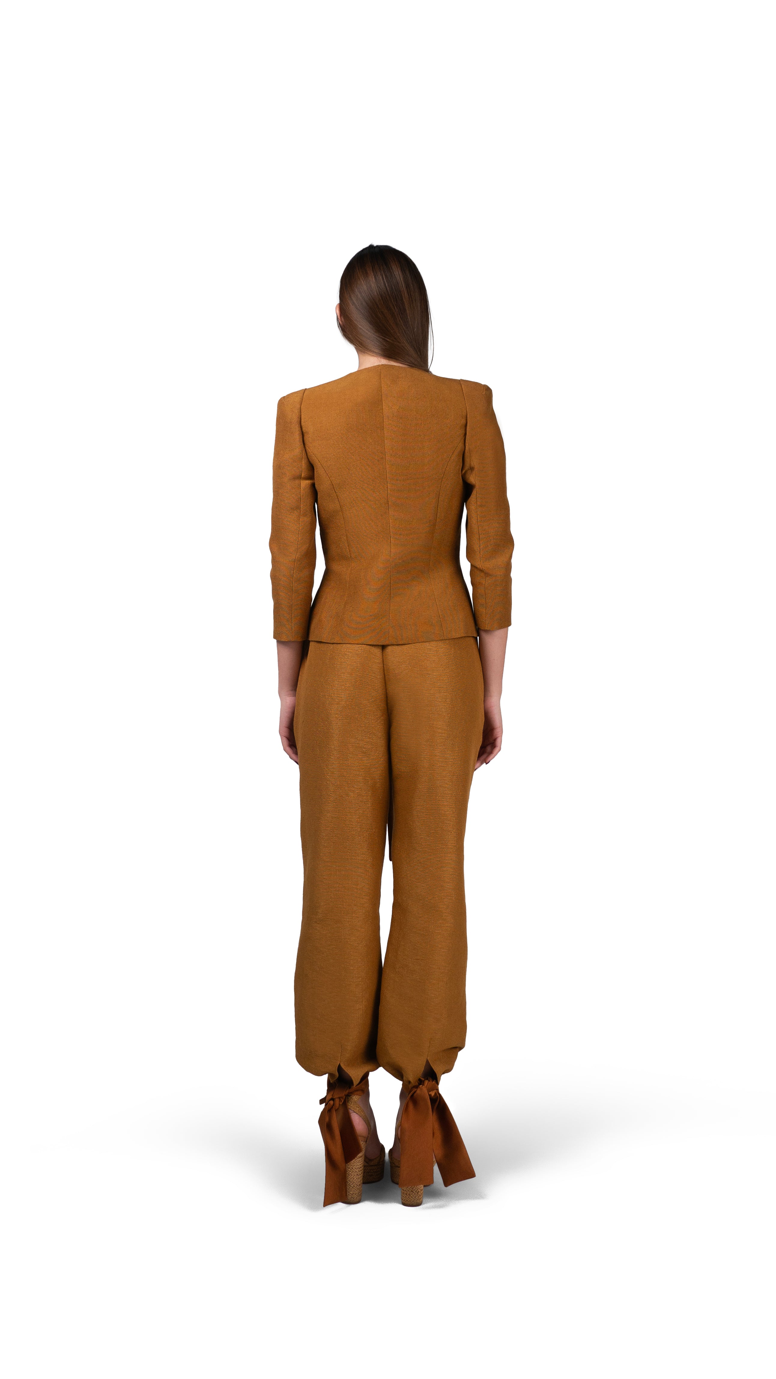 Blazer Hombreras Ocre