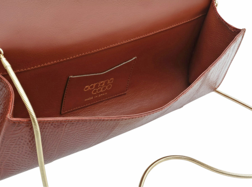 Clutch Tiffany Marrón
