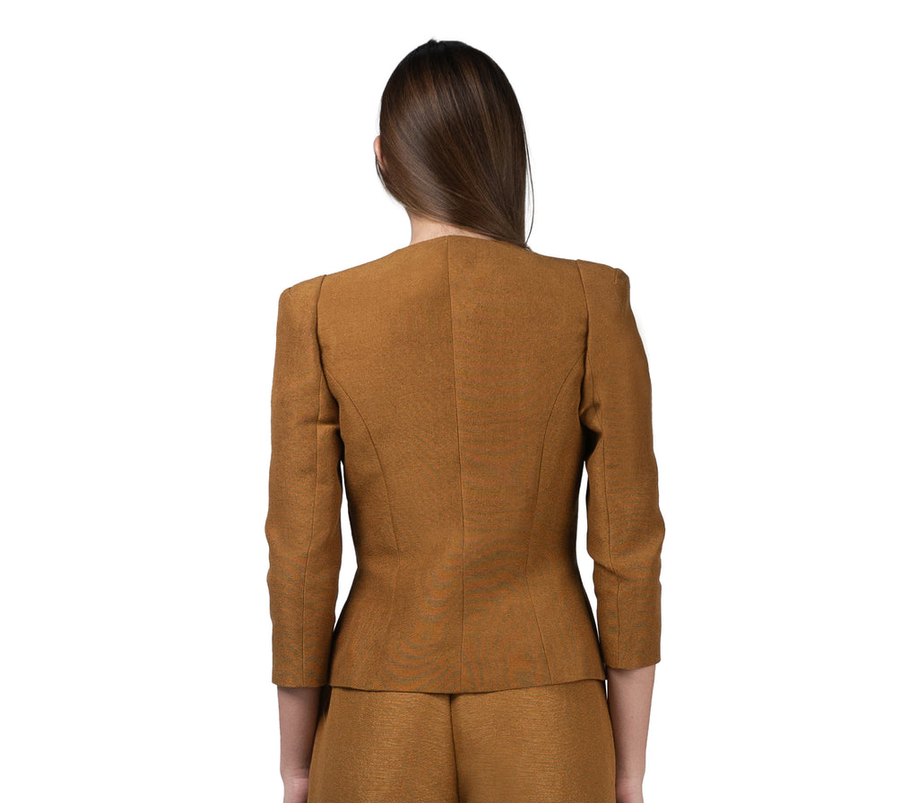Blazer Hombreras Beige