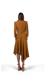 Falda Asimétrica Ocre