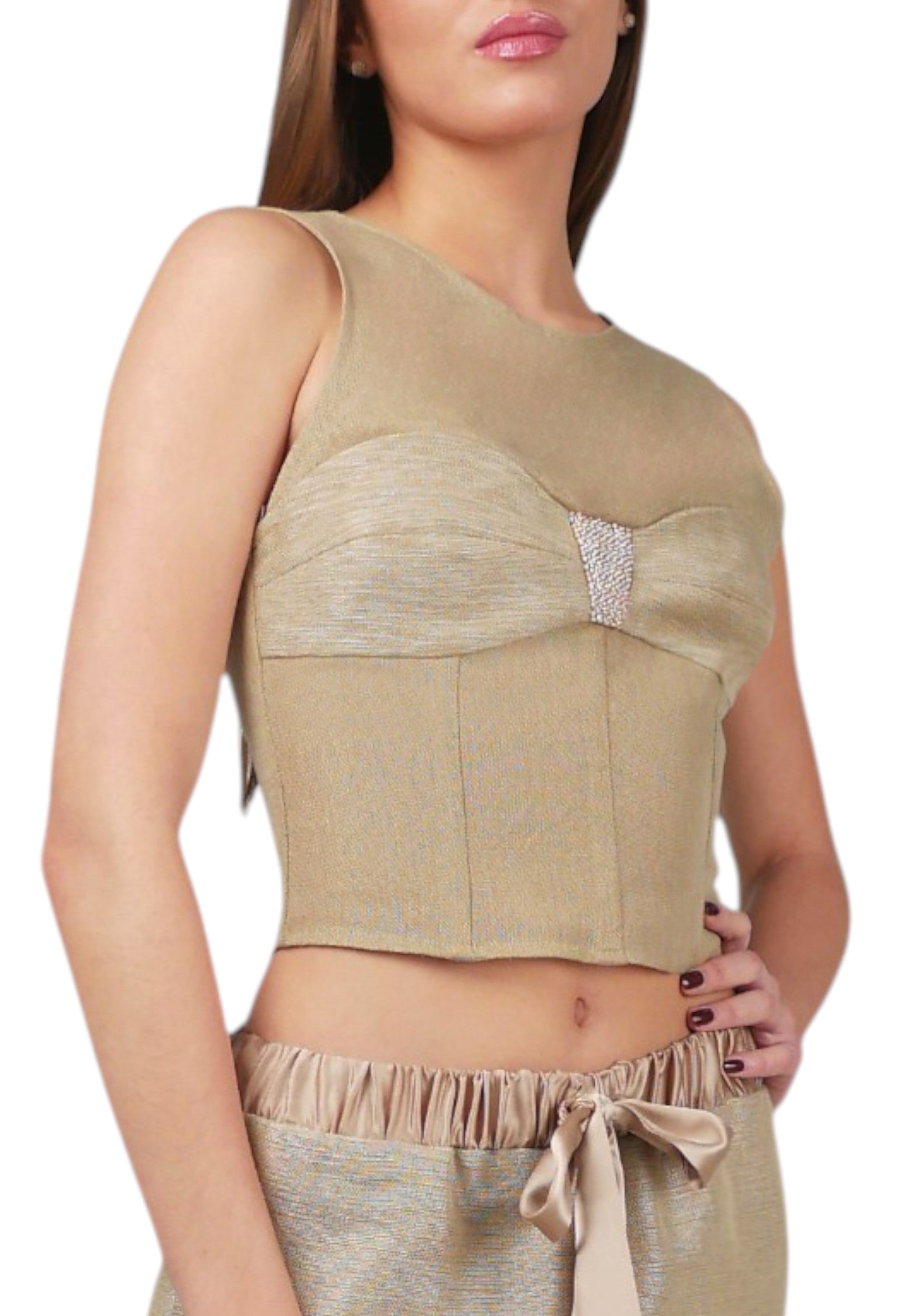 Top Bustier Beige