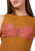 Top Bustier Ocre/Fresa